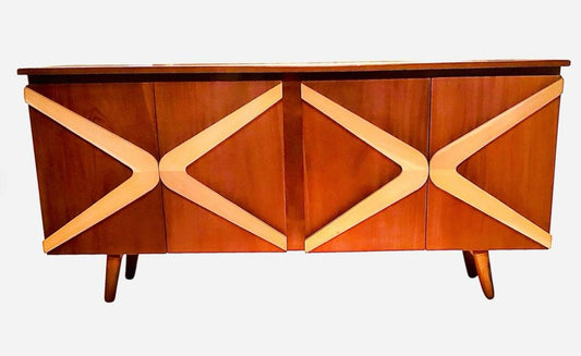 Mahogany Wood Credenza Console Table- SKU 1194